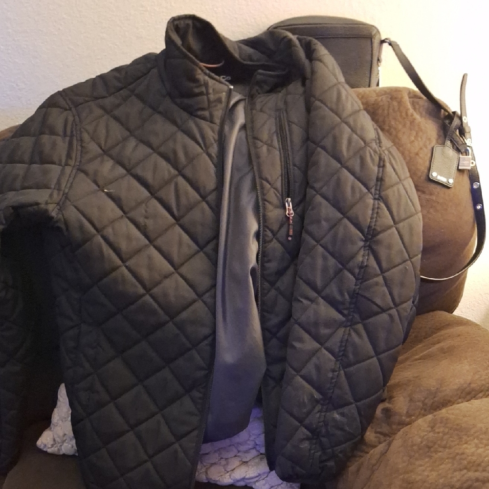 Hawke & Co Black Quilted Jacket
